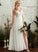 Wedding Dresses Split Karen Wedding Front Dress A-Line V-neck Floor-Length With