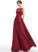 Straps Fabric ScoopNeck Length Silhouette Satin Neckline A-Line Floor-Length Giuliana A-Line/Princess Floor Length
