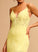 Sheath/Column With Beading V-neck Floor-Length Lace Kaylie Prom Dresses