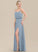 Neckline Silhouette Fabric SplitFront Floor-Length SquareNeckline Embellishment A-Line Length Sarahi Floor Length A-Line/Princess