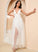 A-Line Wedding V-neck Dress Priscilla Wedding Dresses Ankle-Length