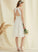 Wedding Dress Chiffon A-Line Wedding Dresses Knee-Length Mackenzie