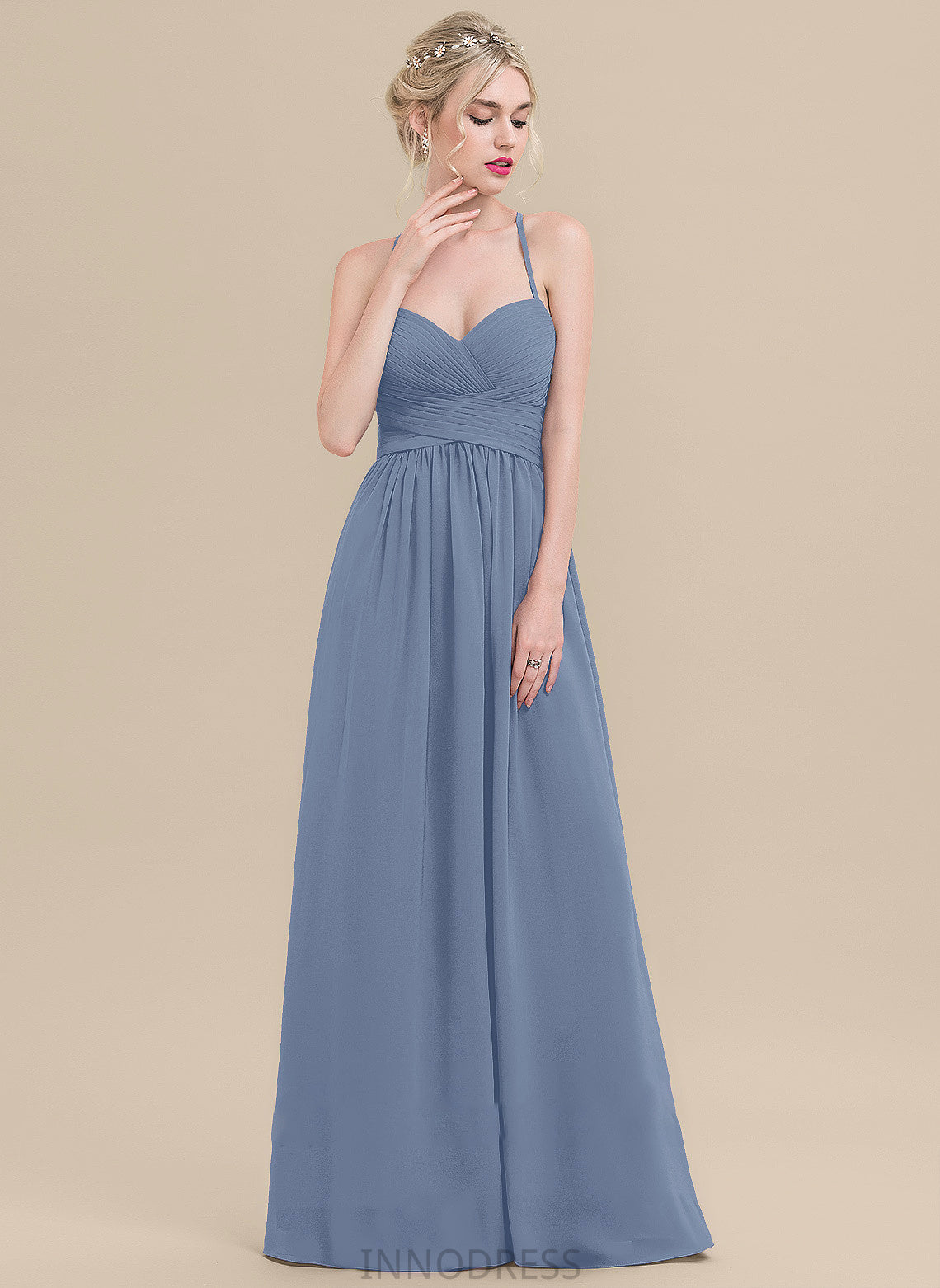 Prom Dresses Zara Chiffon A-Line With Sweetheart Floor-Length Ruffle