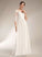 Dress Wedding Dresses Sweep With Sequins A-Line Marisa Illusion Wedding Train