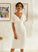 Dress Wedding Simone Knee-Length V-neck Wedding Dresses Sheath/Column