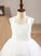 Sweetheart Areli Lace With Ball-Gown/Princess Tea-Length Tulle Bow(s) Junior Bridesmaid Dresses Satin