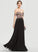 Prom Dresses Scarlet Floor-Length Ball-Gown/Princess Chiffon Off-the-Shoulder