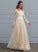 Floor-Length Dress Lace A-Line Wedding Ashly Tulle Wedding Dresses