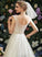 Dress Wedding With Lace Illusion A-Line Court Beading Sequins Wedding Dresses Asia Train