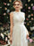 With Scoop Wedding Dress Wedding Dresses Neck Lace Miracle Floor-Length A-Line