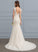 V-neck Dress Trumpet/Mermaid Wedding Dresses Court Wedding Gabrielle Train Lace