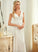 Dress Wedding Dresses Lace Jaqueline V-neck A-Line Chiffon Wedding Floor-Length
