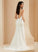 Train Wedding Dresses V-neck Dress Trumpet/Mermaid Halle Wedding Court
