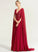 With Chiffon Floor-Length Wedding Dresses Bria Sequins Wedding V-neck A-Line Dress