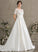 Susan Pockets Satin With Wedding Scoop Neck Train Court Beading Dress Ball-Gown/Princess Sequins Wedding Dresses