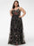 Beading Lace With Ball-Gown/Princess Prom Dresses Floor-Length Barbara V-neck