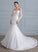 Beading Nataly Lace Tulle Wedding Dresses Sequins Wedding Train Trumpet/Mermaid Chapel Dress With