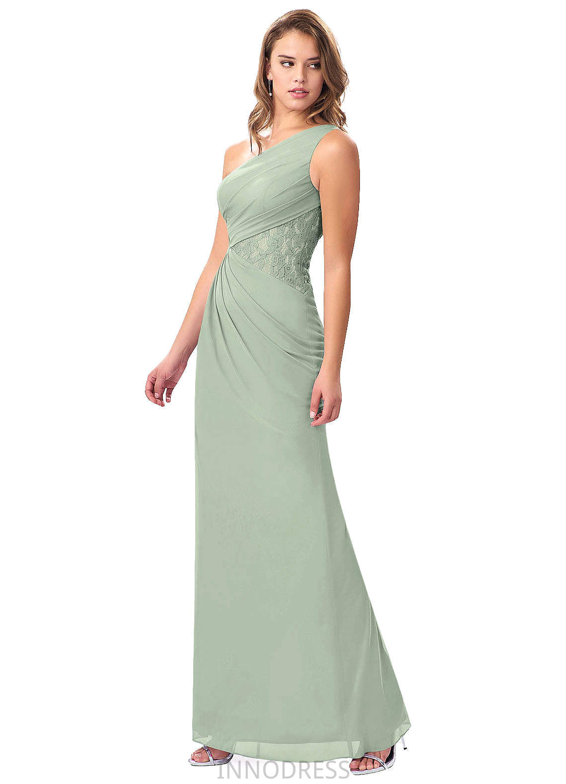 Margery Sleeveless Floor Length A-Line/Princess Sweetheart Natural Waist Bridesmaid Dresses
