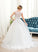 Sequins Dress Lace With Scoop Iyana Ball-Gown/Princess Organza Wedding Neck Sweep Train Beading Wedding Dresses