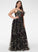Beading Lace With Ball-Gown/Princess Prom Dresses Floor-Length Barbara V-neck