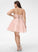 With V-neck Prom Dresses Dana Tulle Short/Mini Beading A-Line Sequins