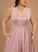 Floor-Length Pockets Satin Prom Dresses V-neck Jayleen With Ball-Gown/Princess