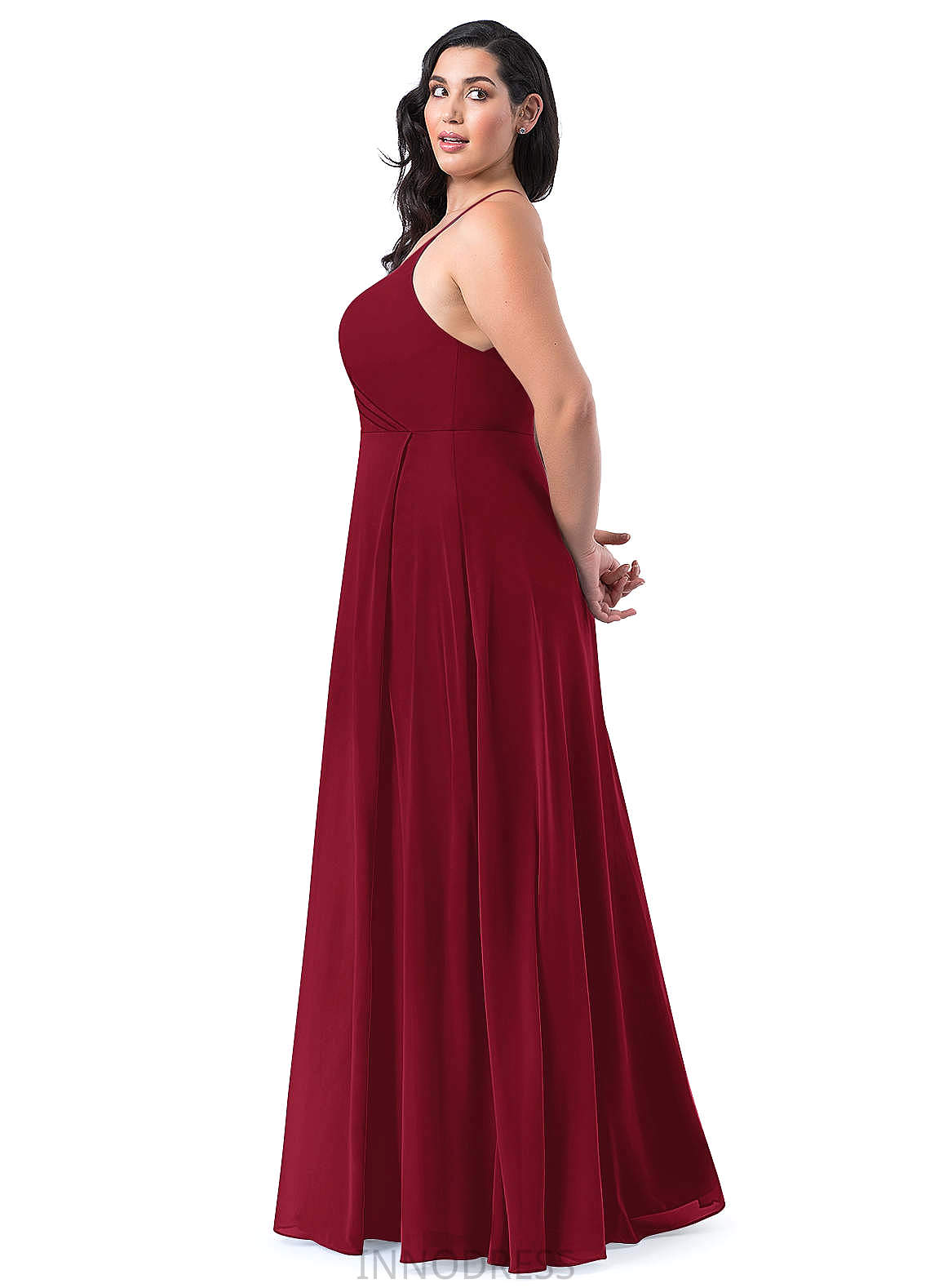 Katelyn Floor Length A-Line/Princess V-Neck Sleeveless Natural Waist Bridesmaid Dresses