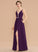 Embellishment Fabric Sequins Silhouette Pockets SplitFront Beading Length V-neck A-Line Floor-Length Neckline