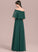 Length Neckline Floor-Length SplitFront A-Line Embellishment Fabric Silhouette Off-the-Shoulder Jacquelyn Sleeveless Tea Length