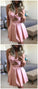 Homecoming Dresses Pink Alexandra A-Line Short 10007