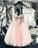 Sexy Beading Destiney Homecoming Dresses Pink 13792
