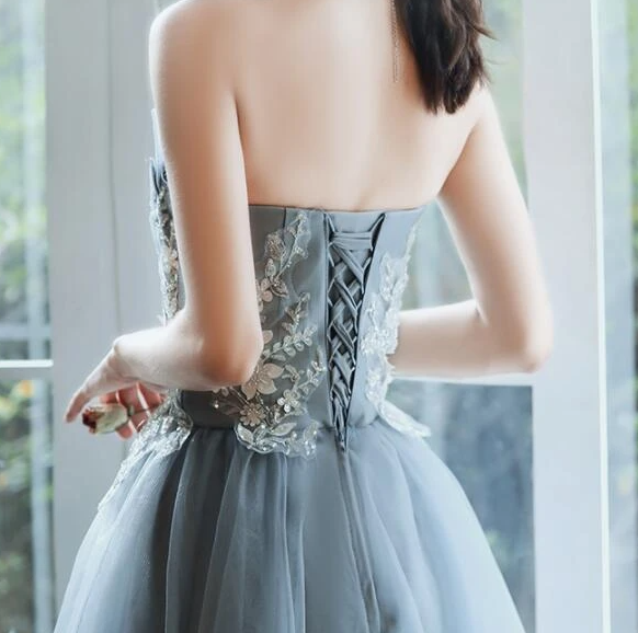 Lace Callie Homecoming Dresses Charming Short Tulle With Applique 15744