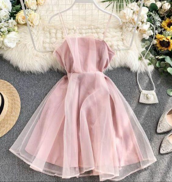 Strap Emely Homecoming Dresses High Waist Sleeveless Mini Elegant 20357
