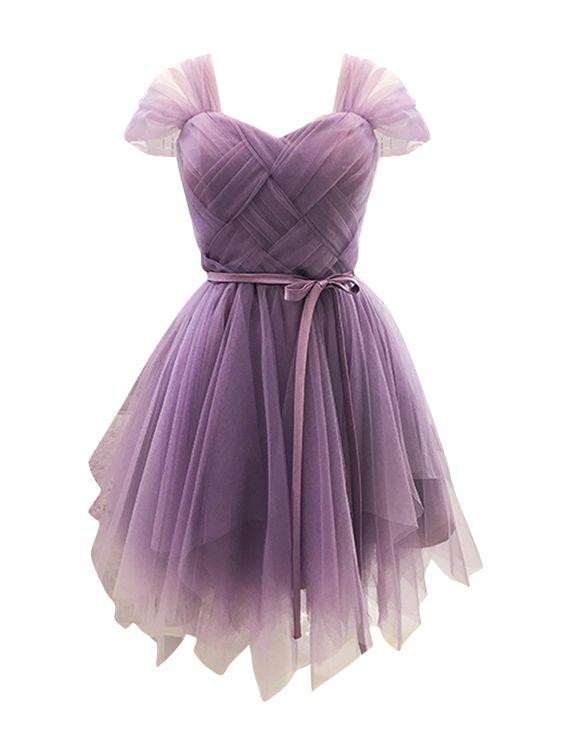 Purple Sweetheart Homecoming Dresses Nevaeh Stretch Back Tulle 2176