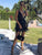 Stylish Helga Homecoming Dresses A Line Deep V Neck Black Short With Feather 2328