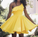Ryan Homecoming Dresses Yellow Cute 2458