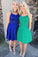 Elena Homecoming Dresses Royal Blue Green Cheap 2786