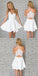 White Short Back To School Wear Homecoming Dresses Moira 2916