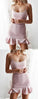 Simple Homecoming Dresses Pink Chanel Short Light 3386