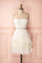 Mya Homecoming Dresses White Mini Short 3760