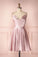 V Joselyn Homecoming Dresses Neck A-Line 3999