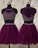 Two Evangeline Homecoming Dresses Piece Beading With Open Back 4746