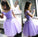 Beautiful Lavender Kaia Homecoming Dresses Beaded Waist Cute Tulle Party Dress Short 4842