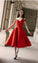 Charming Red Off Shoulder Sexy Party Dresses Homecoming Dresses Jaidyn Red Graduation Dress 5615