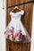 White Tulle Applique Short Party Alena Homecoming Dresses Dress Long Sleeve With Flowers 7121