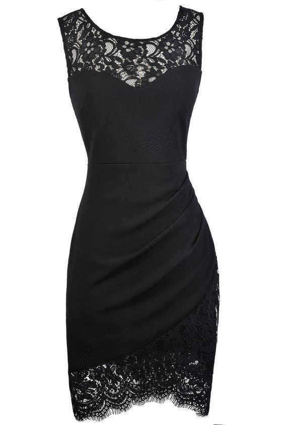 Black Dress Pencil Shannon Homecoming Dresses Dress Fashion 913