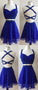 Blue Dress Cute Mabel Homecoming Dresses Two Piece 99