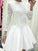 A-Line/Princess Lace Homecoming Dresses Chiffon Mckenna Long Sleeves Scoop Short/Mini Dresses