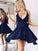 Homecoming Dresses Chiffon Cameron A-Line/Princess V-Neck Sleeveless Pleats Short/Mini Dresses