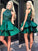 A-Line/Princess Jewel Sleeveless Beading Short/Mini Dresses Janae Homecoming Dresses Satin